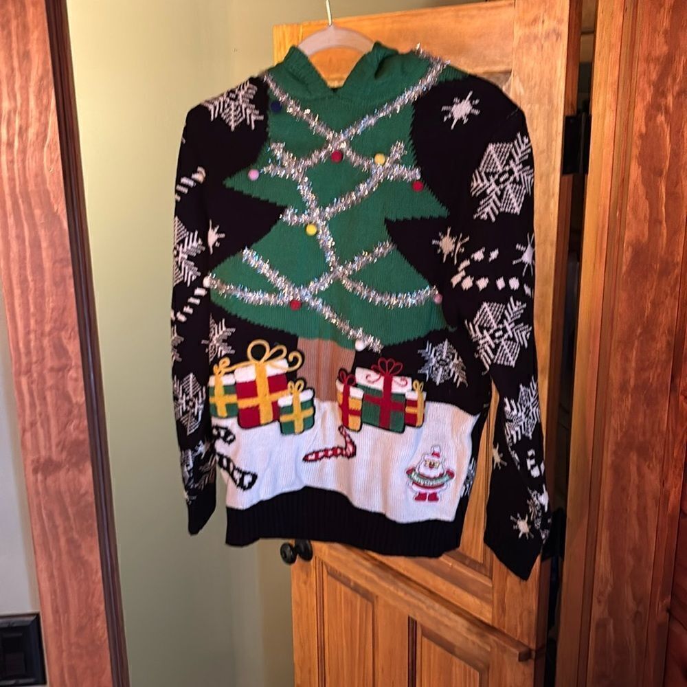 You Look Ugly Today Ugly Christmas Hooded Sweater